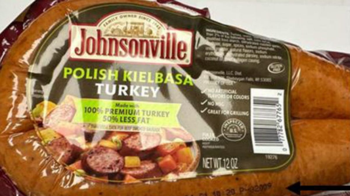 Johnsonville'deki hindi sosisleri, etinde kauçuk bulunmasının ardından geri çağrıldı