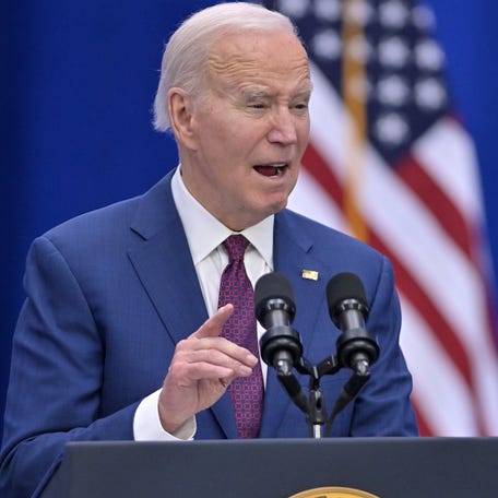 President Joe Biden announced plans to tax corporations and those making over $400,000, in an effort to lower the country's financial deficit during a speech in New Hampshire.
