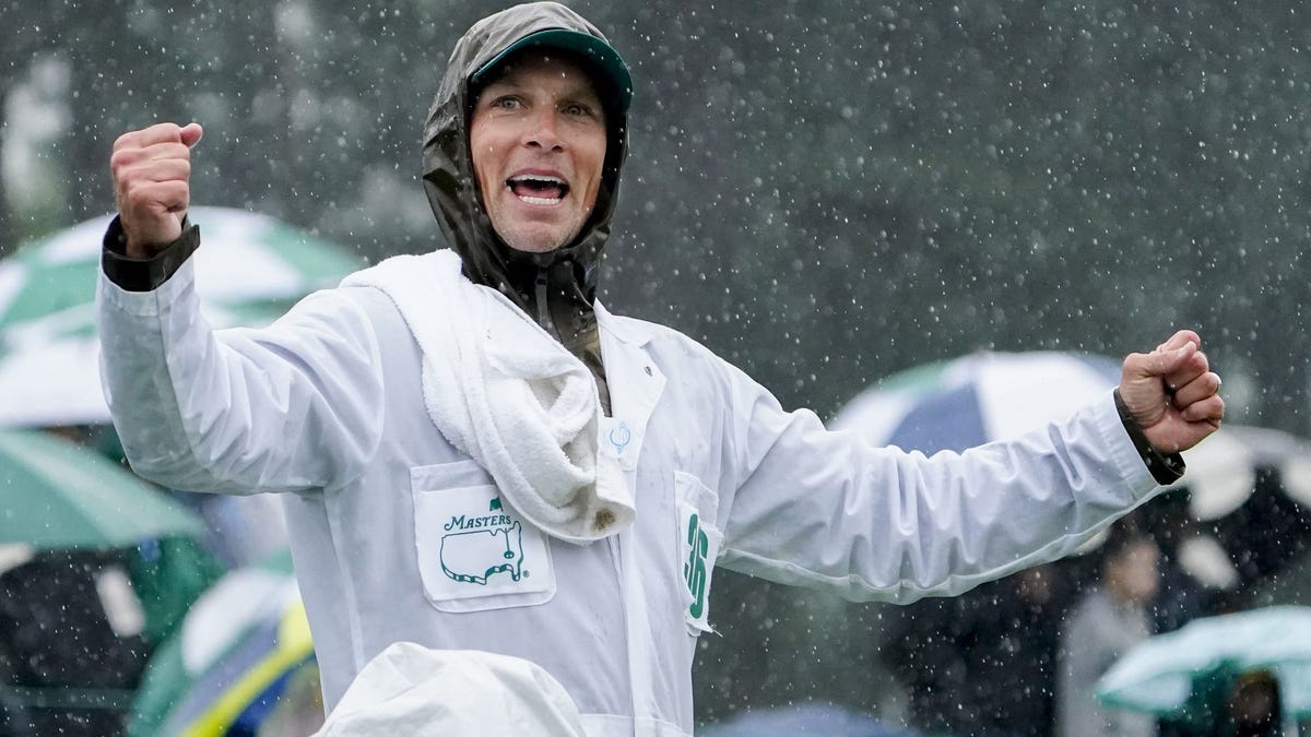 The first round of the Masters was delayed due to expected storms in Augusta