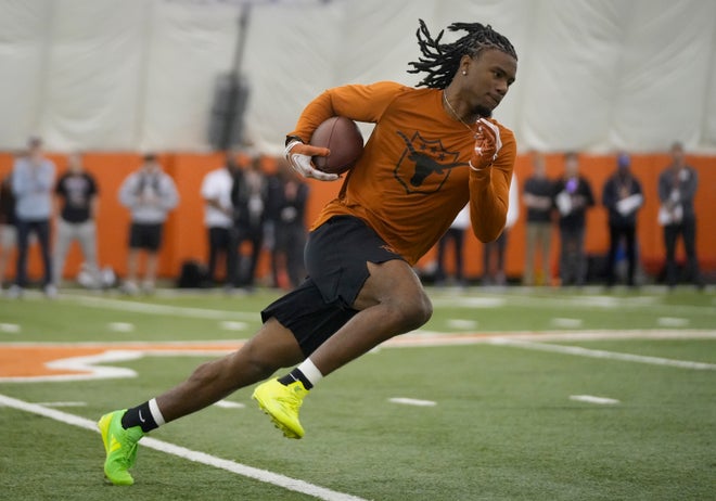 Who is Adonai Mitchell? Texas receiver is Indianapolis pick in NFL draft second round