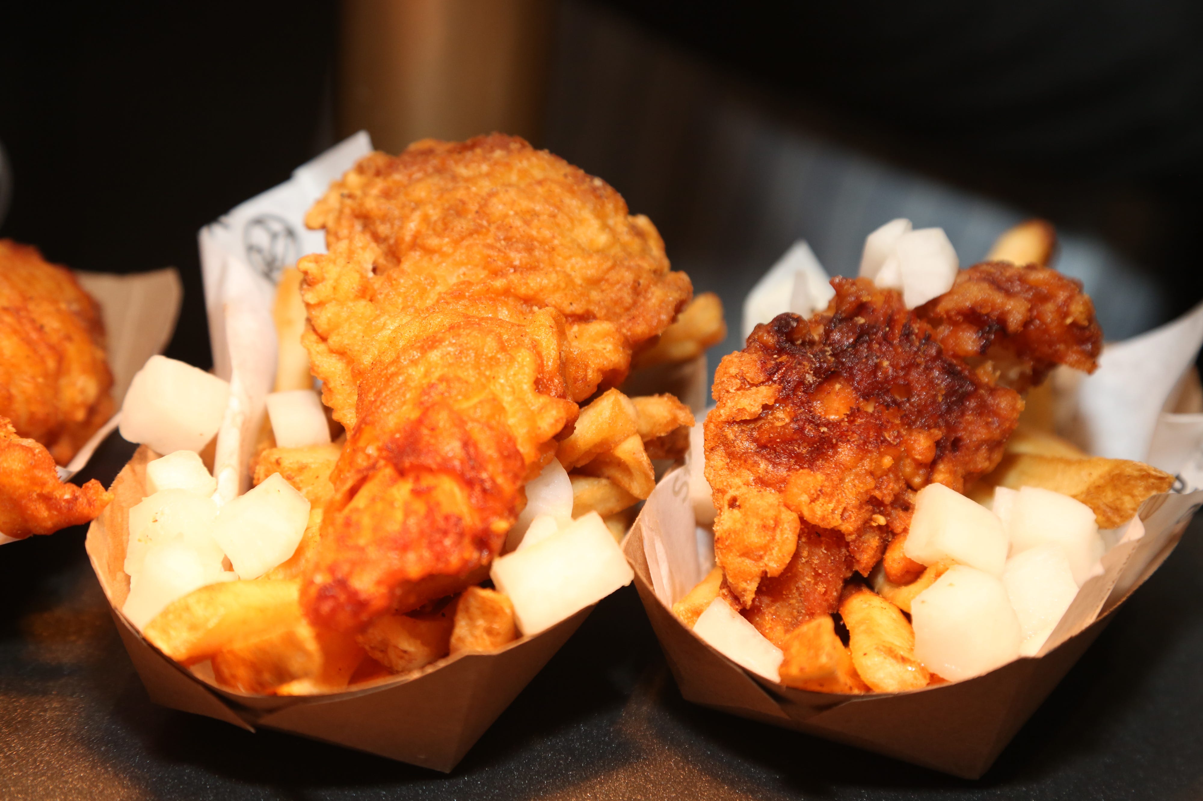 Queens, NY - March 21, 2024 -- Seoul Bird at Citifield. The NY Mets hosted the 2024 What's New at Citi Field Day, showcasing the added attractions and food that fans will find when baseball returns to Queens next week for opening day.