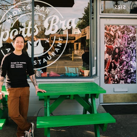 Jenny Nguyen spent her life savings to open The Sports Bra, an inclusive sports bar dedicated to women's sports in Portland, Oregon.