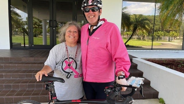 Reszel rides for the 7th time cross-country raising money for Pink Pedals for a Cure| Terry’s Ride