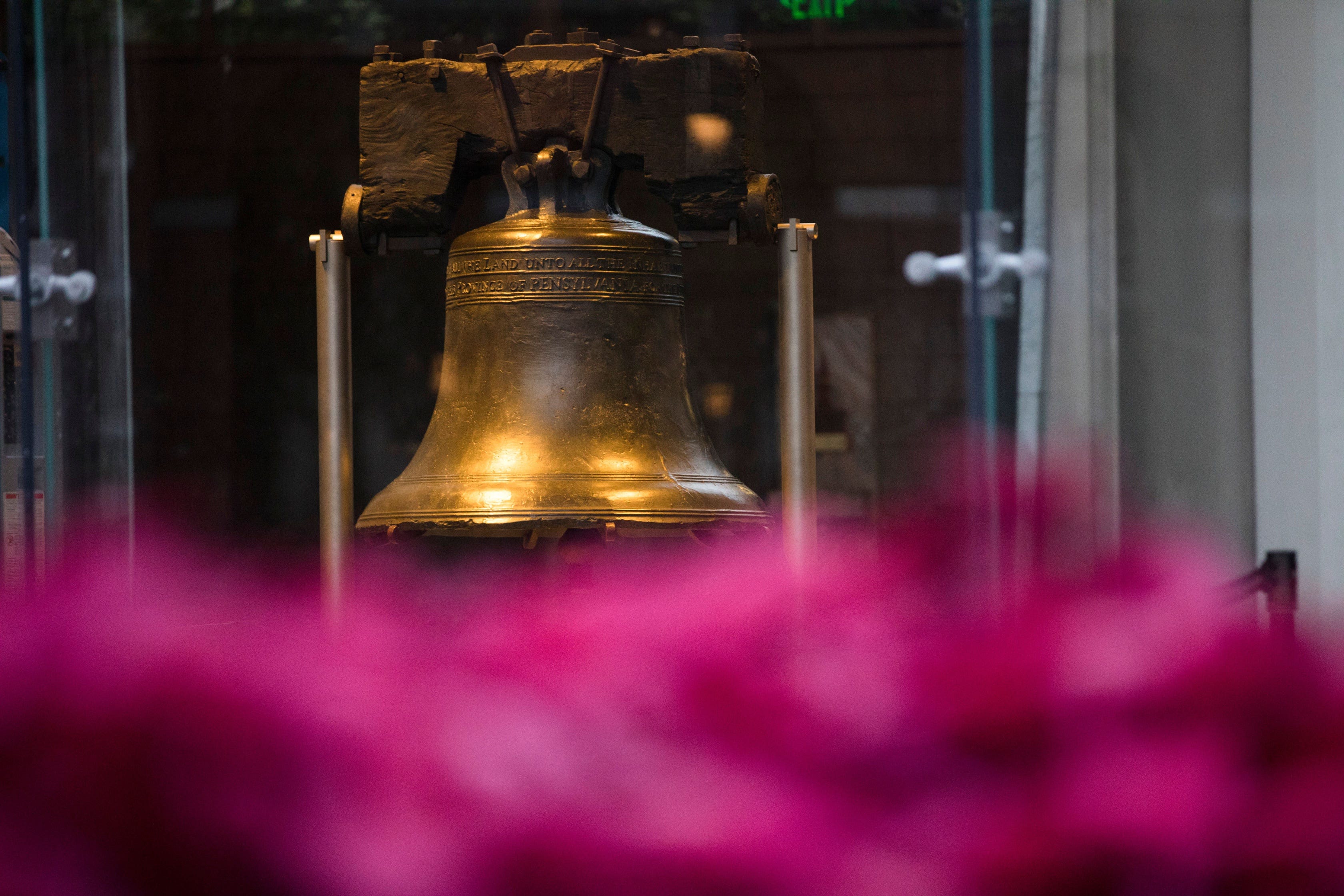 Liberty Bell on display at Independence National Historic Park on Friday, Oct. 19, 2018, in Philadelphia.     Philidaphia Things To Do