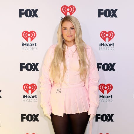 LOS ANGELES, CALIFORNIA - APRIL 01: (FOR EDITORIAL USE ONLY) Meghan Trainor attends the 2024 iHeartRadio Music Awards at Dolby Theatre in Los Angeles, California on April 01, 2024. Broadcasted live on FOX. (Photo by Jesse Grant/Getty Images for iHeartRadio) ORG XMIT: 776125572 ORIG FILE ID: 2131306027
