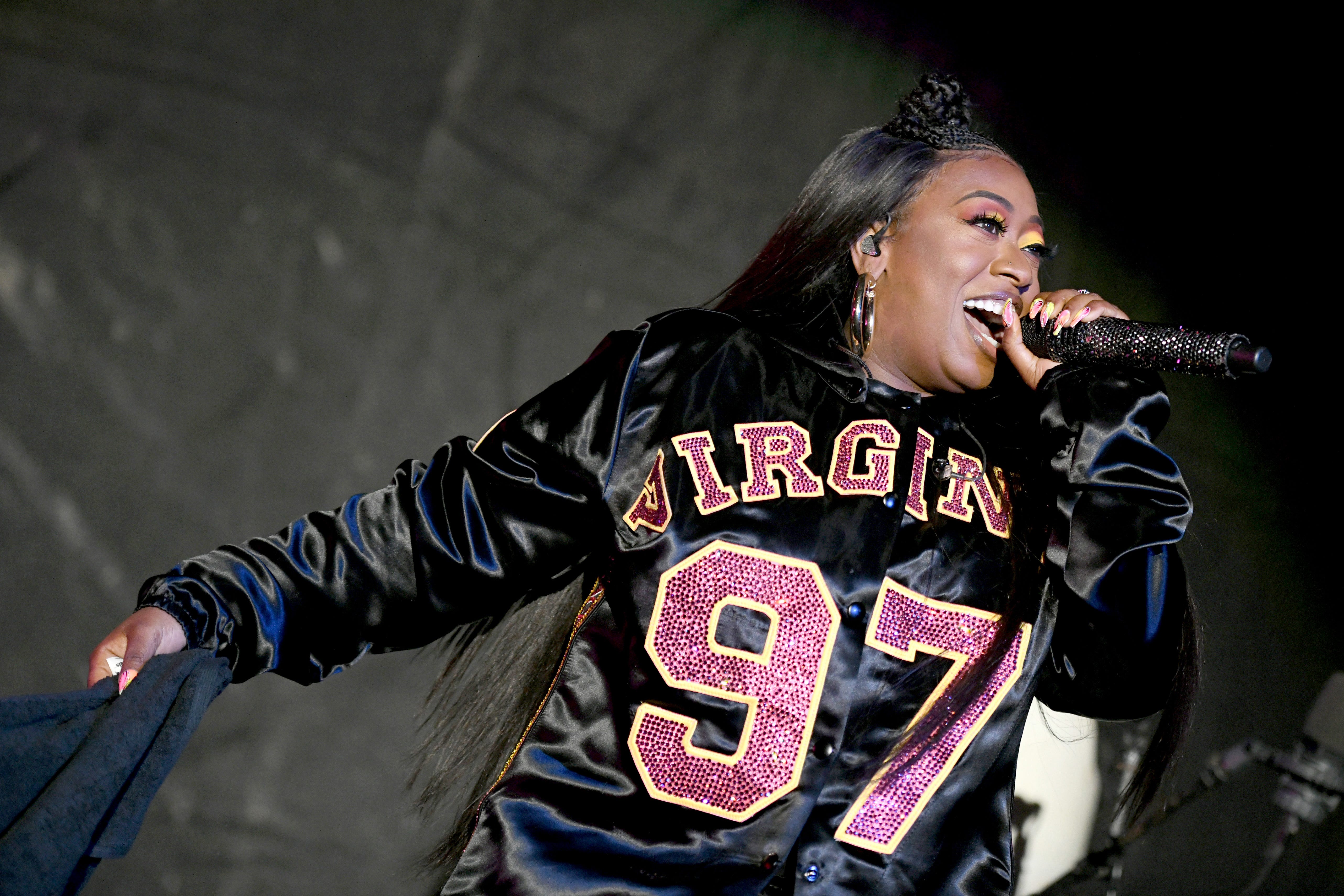 VIRGINIA BEACH, VIRGINIA - APRIL 27: Missy Elliott performs onstage at SOMETHING IN THE WATER - Day 2 on April 27, 2019 in Virginia Beach City. (Photo by Craig Barritt/Getty Images for Something in the Water) ORG XMIT: 775332935 ORIG FILE ID: 1145571215
