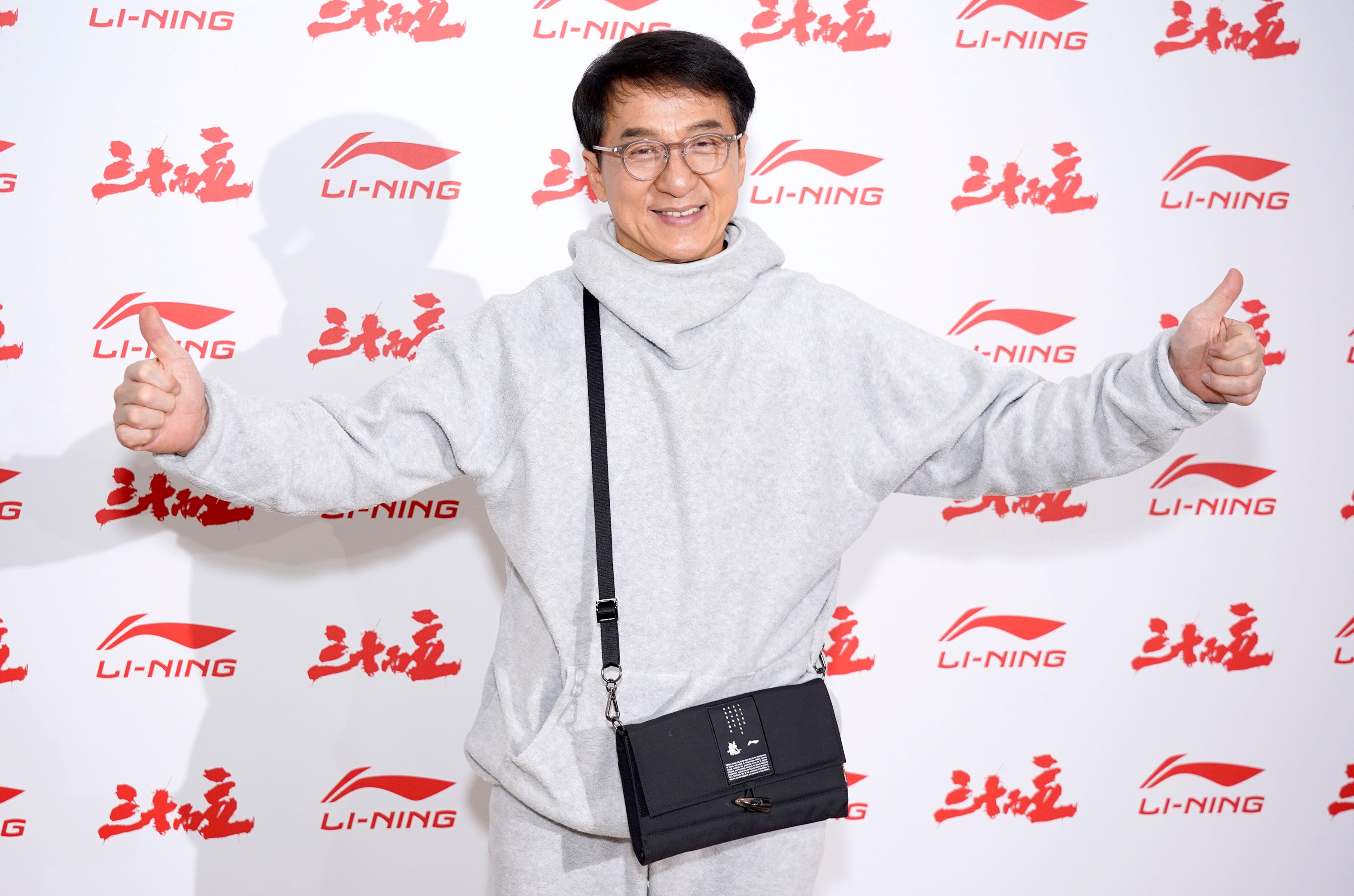 PARIS, FRANCE - JANUARY 18: Jackie Chan attends the Li-Ning Menswear Fall/Winter 2020-2021 show as part of Paris Fashion Week on January 18, 2020 in Paris, France. (Photo by Francois Durand/Getty Images) ORG XMIT: 775465982 ORIG FILE ID: 1200383387