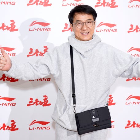 PARIS, FRANCE - JANUARY 18: Jackie Chan attends the Li-Ning Menswear Fall/Winter 2020-2021 show as part of Paris Fashion Week on January 18, 2020 in Paris, France. (Photo by Francois Durand/Getty Images) ORG XMIT: 775465982 ORIG FILE ID: 1200383387