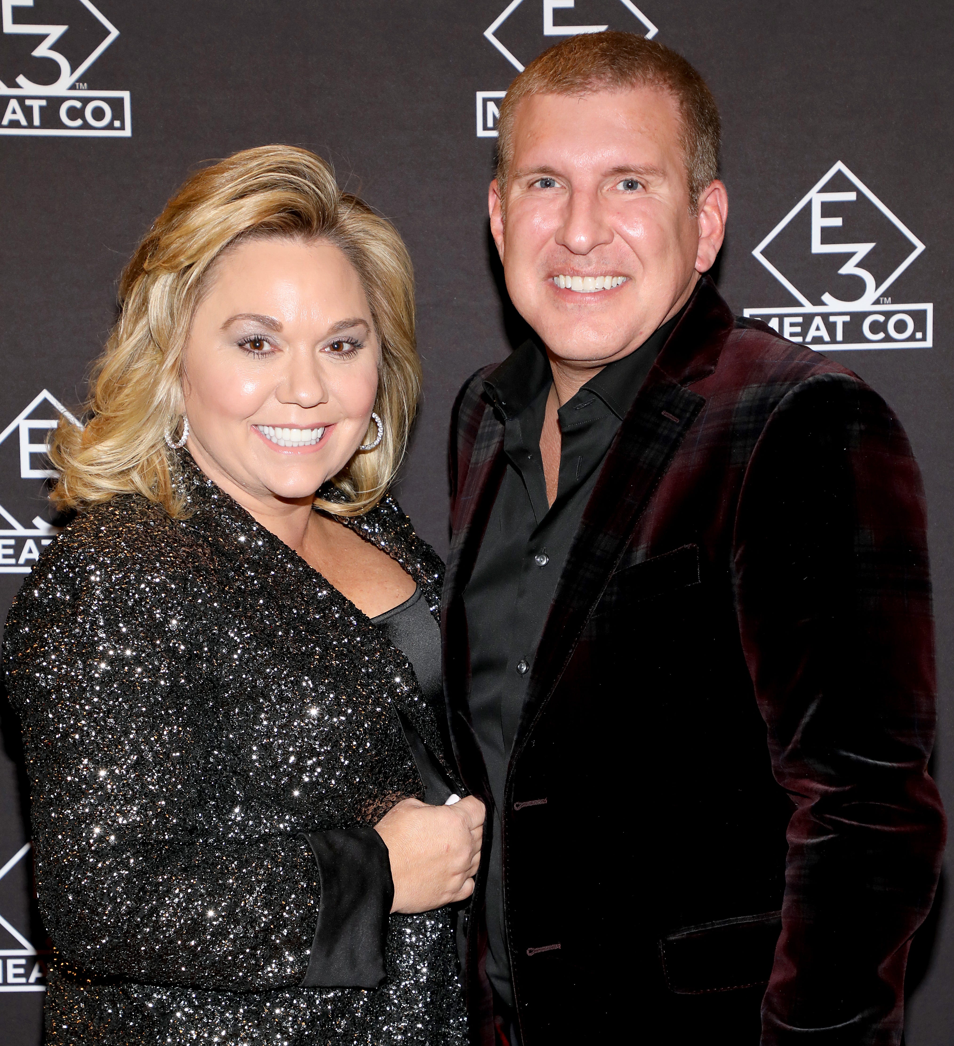 Julie Chrisley and Todd Chrisley attend the grand opening of E3 Chophouse Nashville on Nov. 20, 2019, in Nashville.