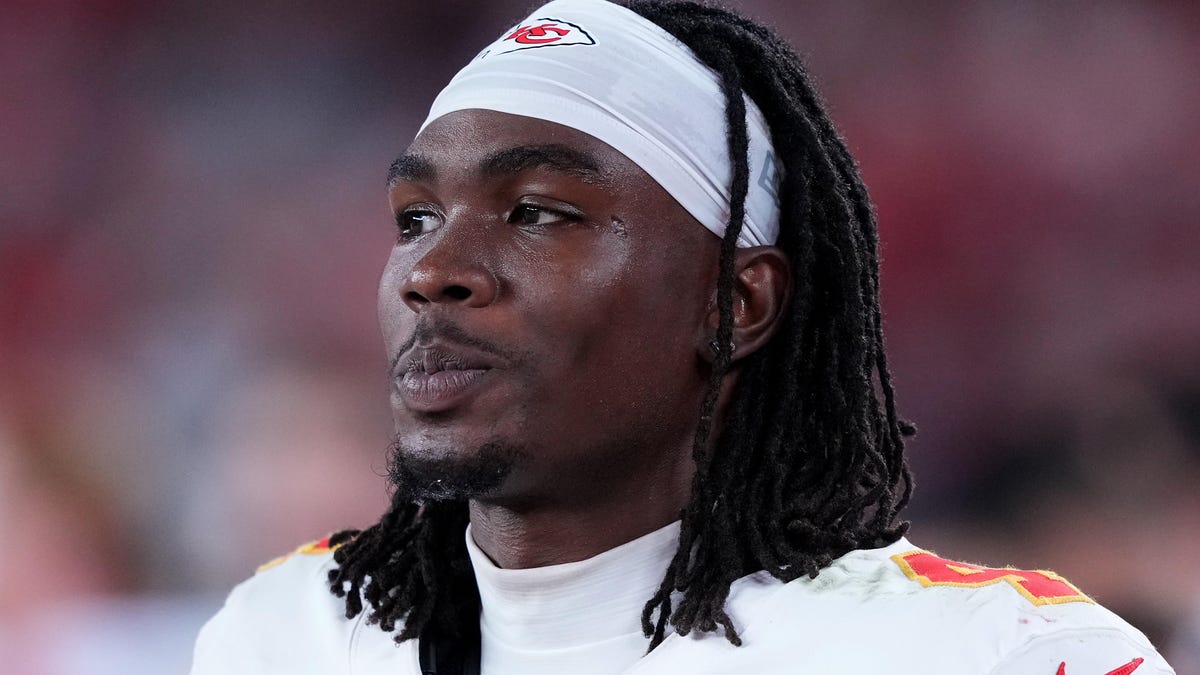 The Chiefs receiver was booked and released on bail