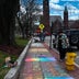 Sidewalk Chalk Poetry in Fitchburg