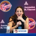Indiana Fever's Caitlin Clark says she hopes the Pacers beat the Bucks in 2024 NBA playoffs