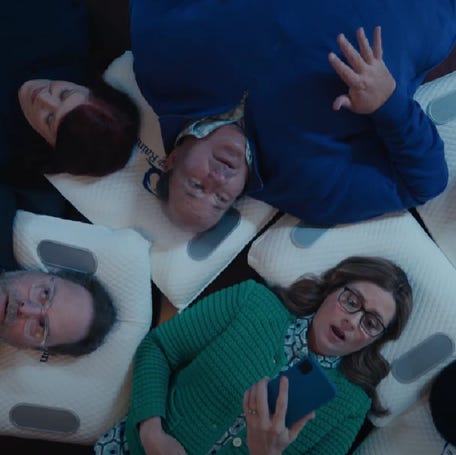 "The Office" stars Rainn Wilson, Kate Flannery, Brian Baumgartner, Jenna Fischer, Craig Robinson and Creed Bratton reunite for AT&T Business commericial.