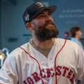 Mustaches and mutton chops: WooSox beard game is strong as Jonny Gomes visits Polar Park