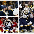 Nashville Then: Nashville Predators first playoff appearance against the Red Wings in 2004