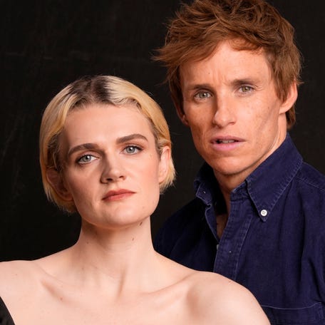 Apr 10, 2024; New York, NY, USA; Eddie Redmayne and Gayle Rankin star in the new Broadway revival of 