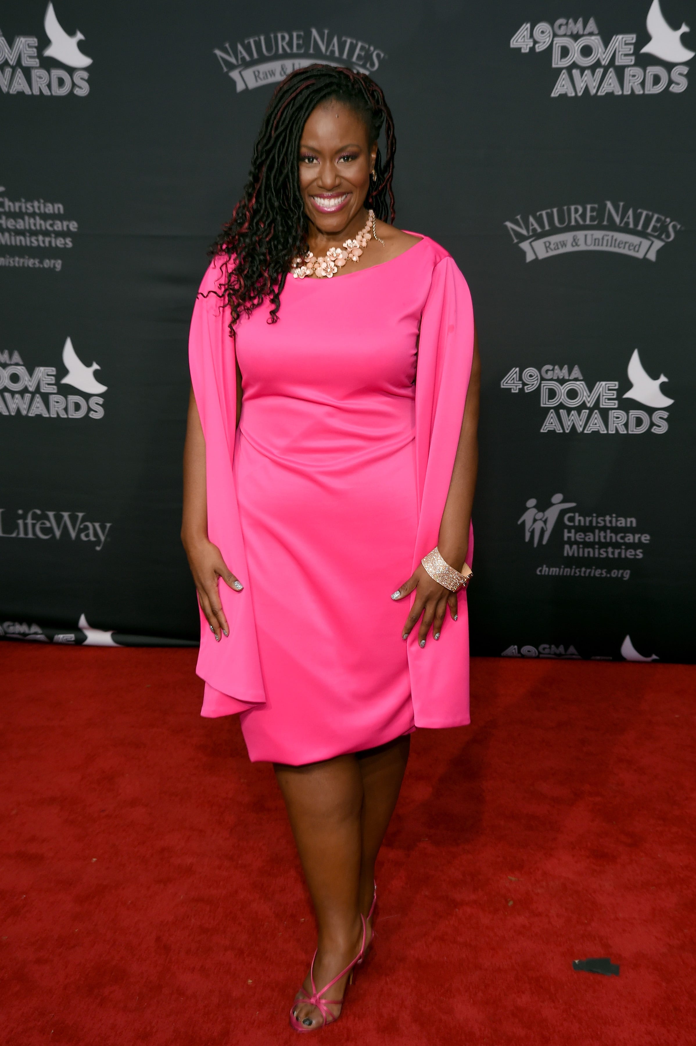 Mandisa attends the 49th Annual GMA Dove Awards at Allen Arena, Lipscomb University on October 16, 2018 in Nashville, Tennessee. (Photo by Jason Kempin/Getty Images) ORG XMIT: 775230577 ORIG FILE ID: 1052312098
