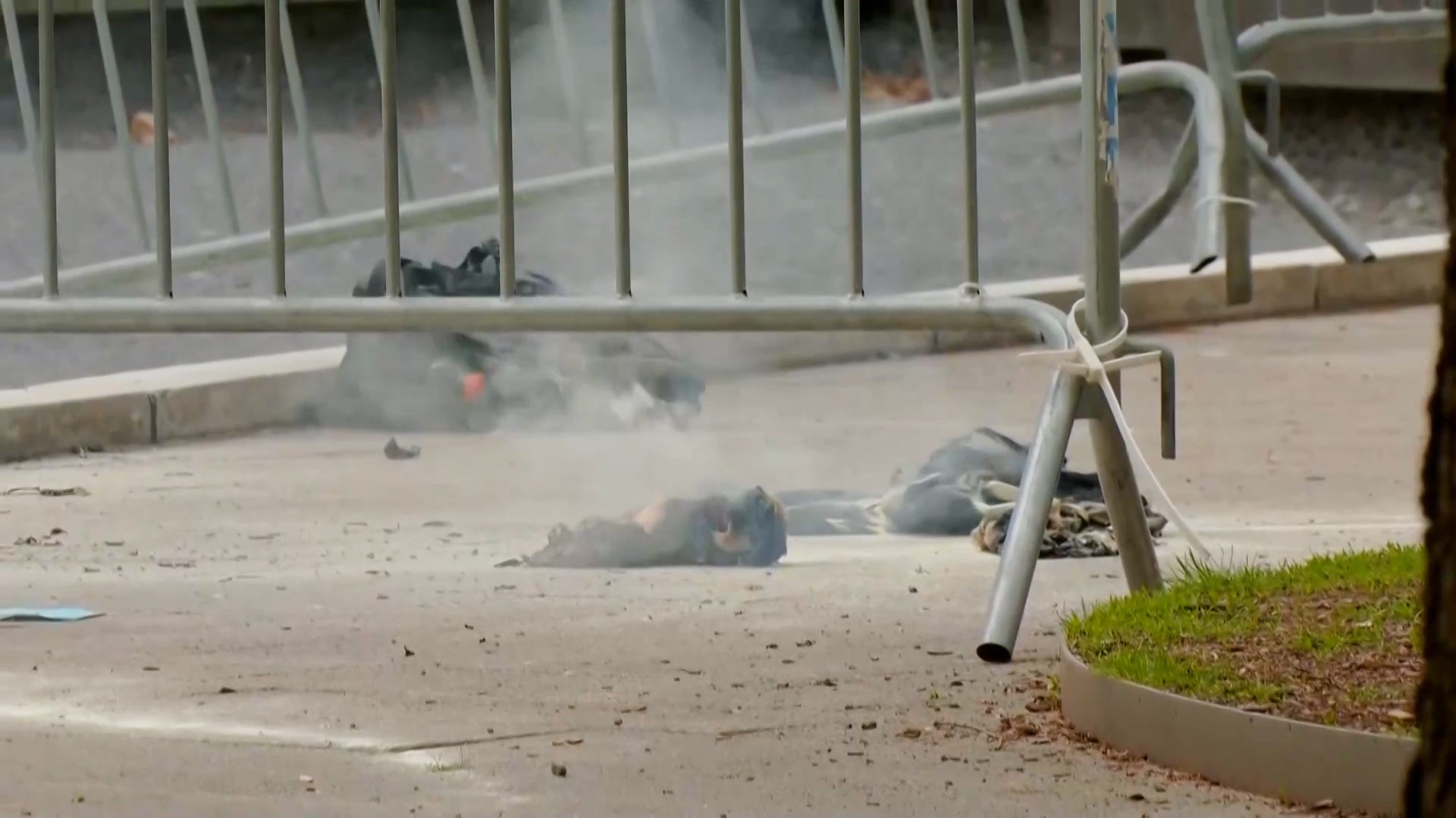 Young man lights himself on fire outside Trump's hush money trial