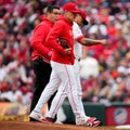Reds Opening Day starter Frankie Montas exits Sunday's game with an injury