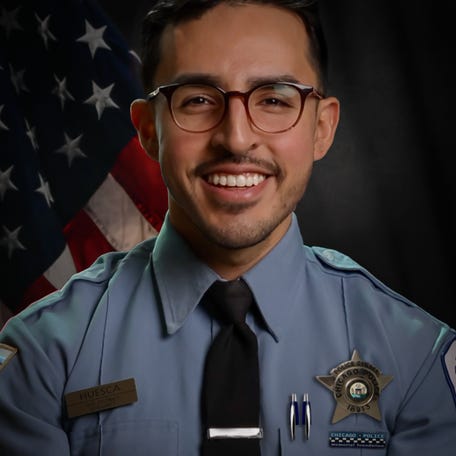 Chicago Police Department Officer Luis M. Huesca, 30 died while returning home from work on April 24, 2024.