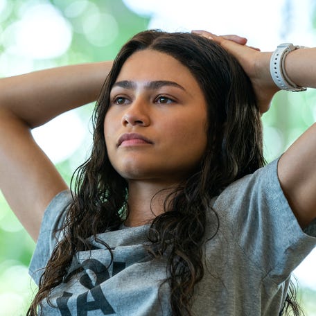 Zendaya stars as a teenage tennis wunderkind who has her playing career cut short in "Challengers."