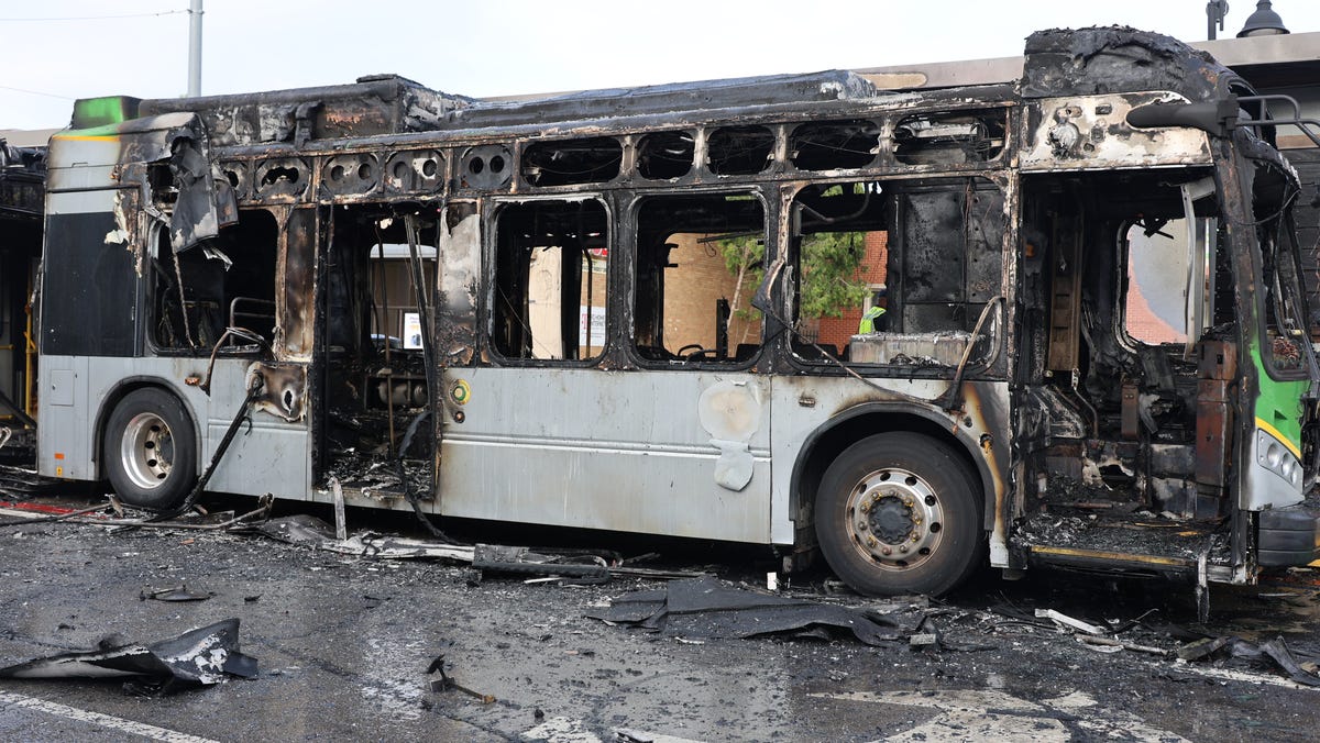 Man, 45, facing three counts of arson in IndyGo bus fire