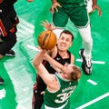 Duncan Robinson scores six points, helps Miami Heat to 111-101 win over Boston Celtics