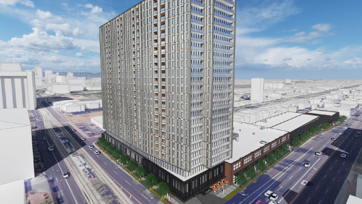 Developer buys land at Central and McDowell, plans 24-story tower near Phoenix...