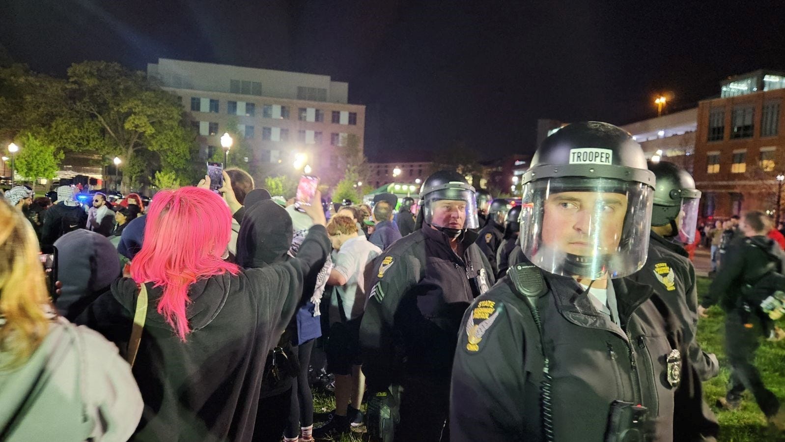 Police confirm 36 arrested at OSU anti-Israel protest Thursday night