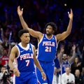 In must-win game for 76ers, Embiid delivers 50 points despite new physical malady