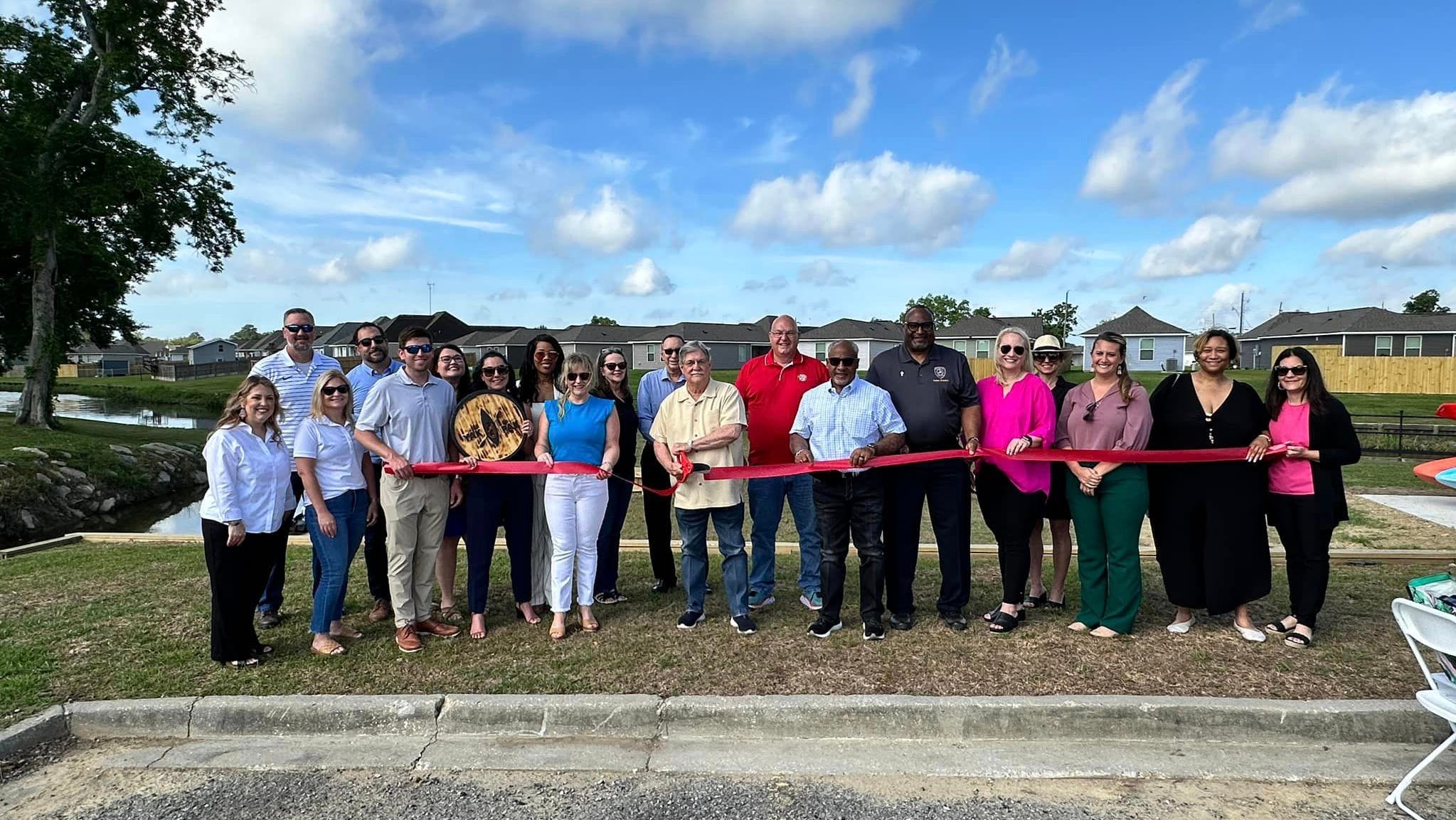 Ribbon-cutting ceremony held for new kayak launch in Gonzales