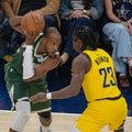Pacers lead Bucks 98-85 after three quarters, Bobby Portis ejected