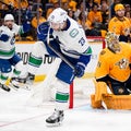Nashville Predators face the Vancouver Canucks in NHL first-round playoff Game 4: Our Best Photos