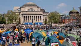 Columbia students defy deadline to clear Gaza war protest encampment