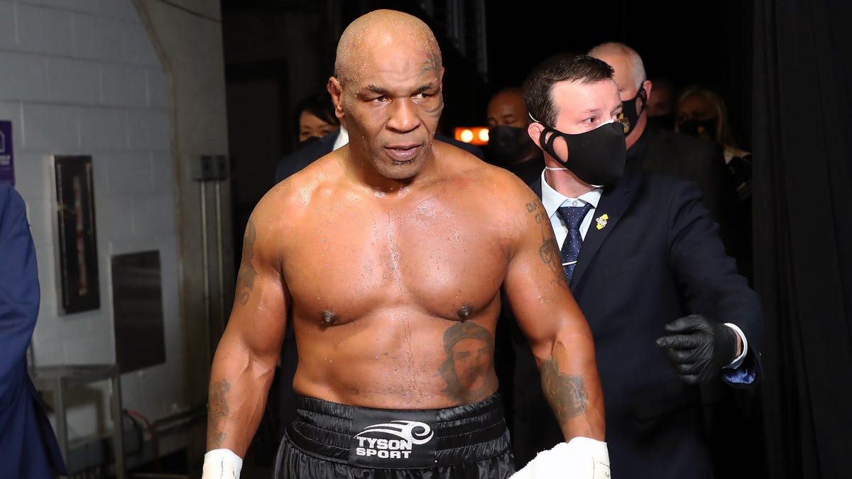 Mike Tyson constructed a state-of-the-art training facility for the Jake Paul fight.