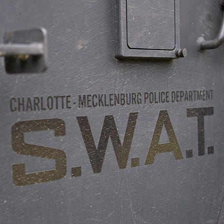 Pictured is Charlotte-Mecklenburg Police Department's SWAT vehicle