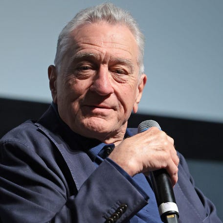 NEW YORK, NEW YORK - APRIL 29: Robert De Niro speaks onstage at the screening of "Ezra" hosted by Tribeca and Bleeker Street at SVA Theater on April 29, 2024 in New York City. (Photo by Dimitrios Kambouris/Getty Images) ORG XMIT: 776133725 ORIG FILE ID: 2150758386