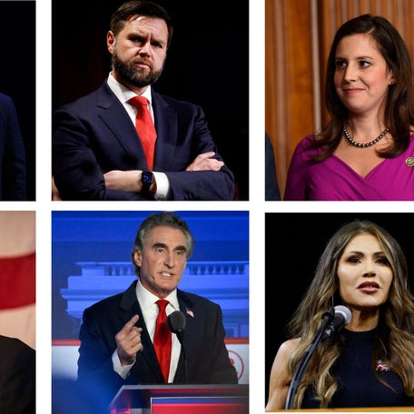 At least six contenders for the former president's running mate – Sen. Tim Scott, R-S.C.; Sen. J.D. Vance, R-Ohio; Sen. Marco Rubio, R-Fla.; Rep. Elise Stefanik, R-N.Y.; South Dakota Gov. Kristi Noem and North Dakota Gov. Doug Bergum – will attend a Republican donor retreat Friday and Saturday in Palm Beach, Florida, in what looks like a series of auditions.