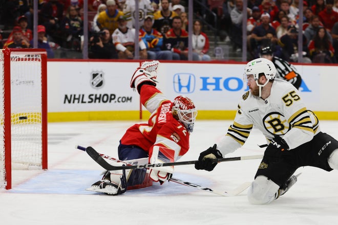 Boston Bruins put Florida Panthers in early Stanley Cup Playoffs second-round hole