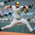 Bryse Wilson was a bright spot on a night when not much else went right for the Brewers