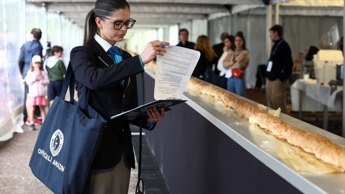 French bakers successfully bring home world’s longest baguette, setting a new record