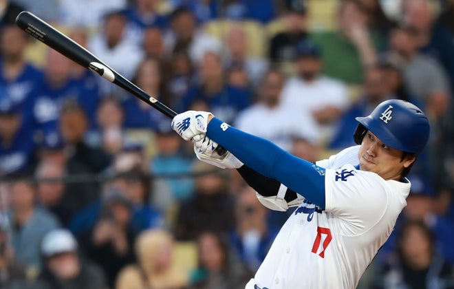 Shohei Ohtani homers in third straight game in Los Angeles Dodgers' win over Miami Marlins