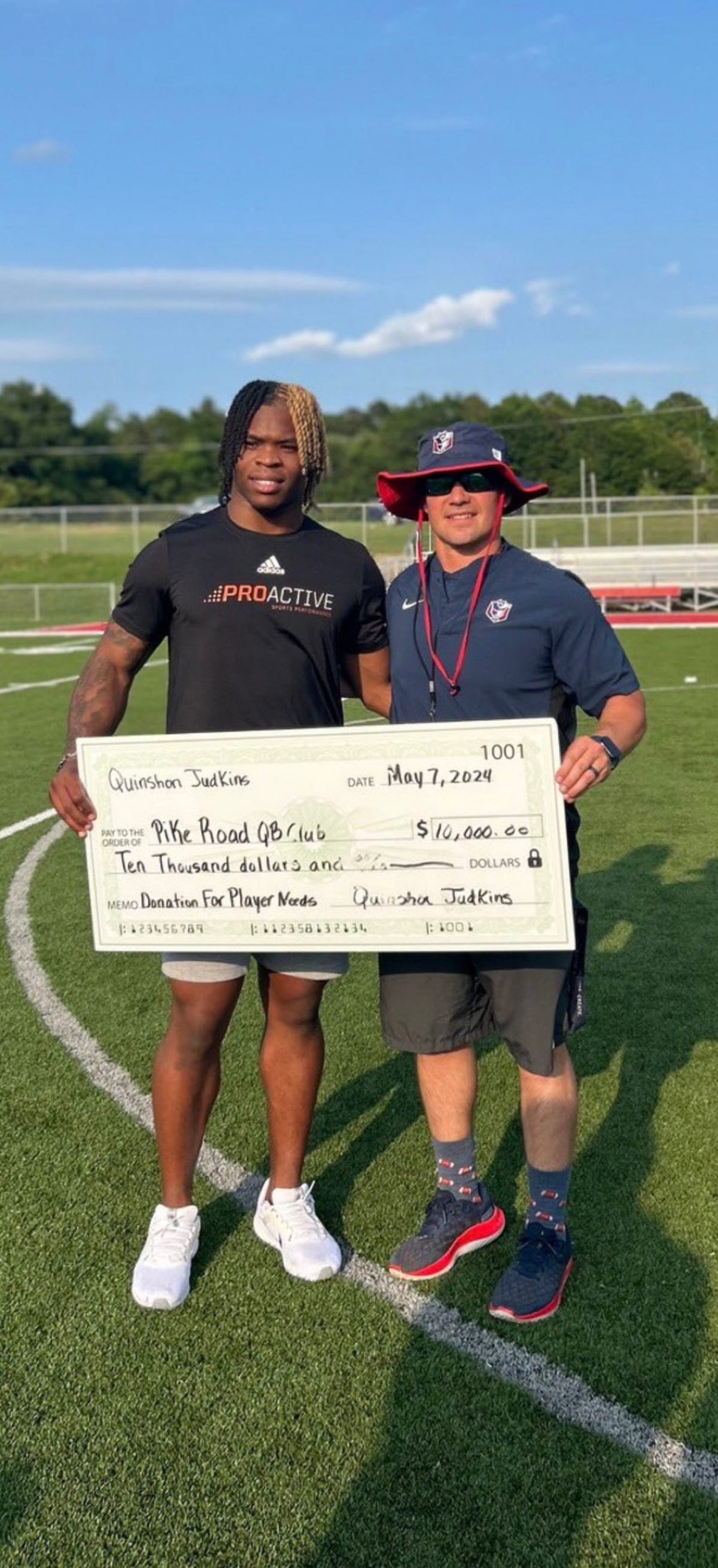 Ohio State Running Back Quinshon Judkins Donates $10,000, Inspires Pike Road Football Team