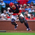 Cardinals catcher Willson Contreras breaks left forearm when hit by J.D. Martinez’s bat