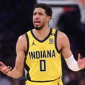 Pacers All-Star guard Tyrese Haliburton discusses their Game 2 loss to the Knicks.