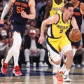 Pacers point guard T.J. McConnell discusses the Game 2 loss to the Knicks
