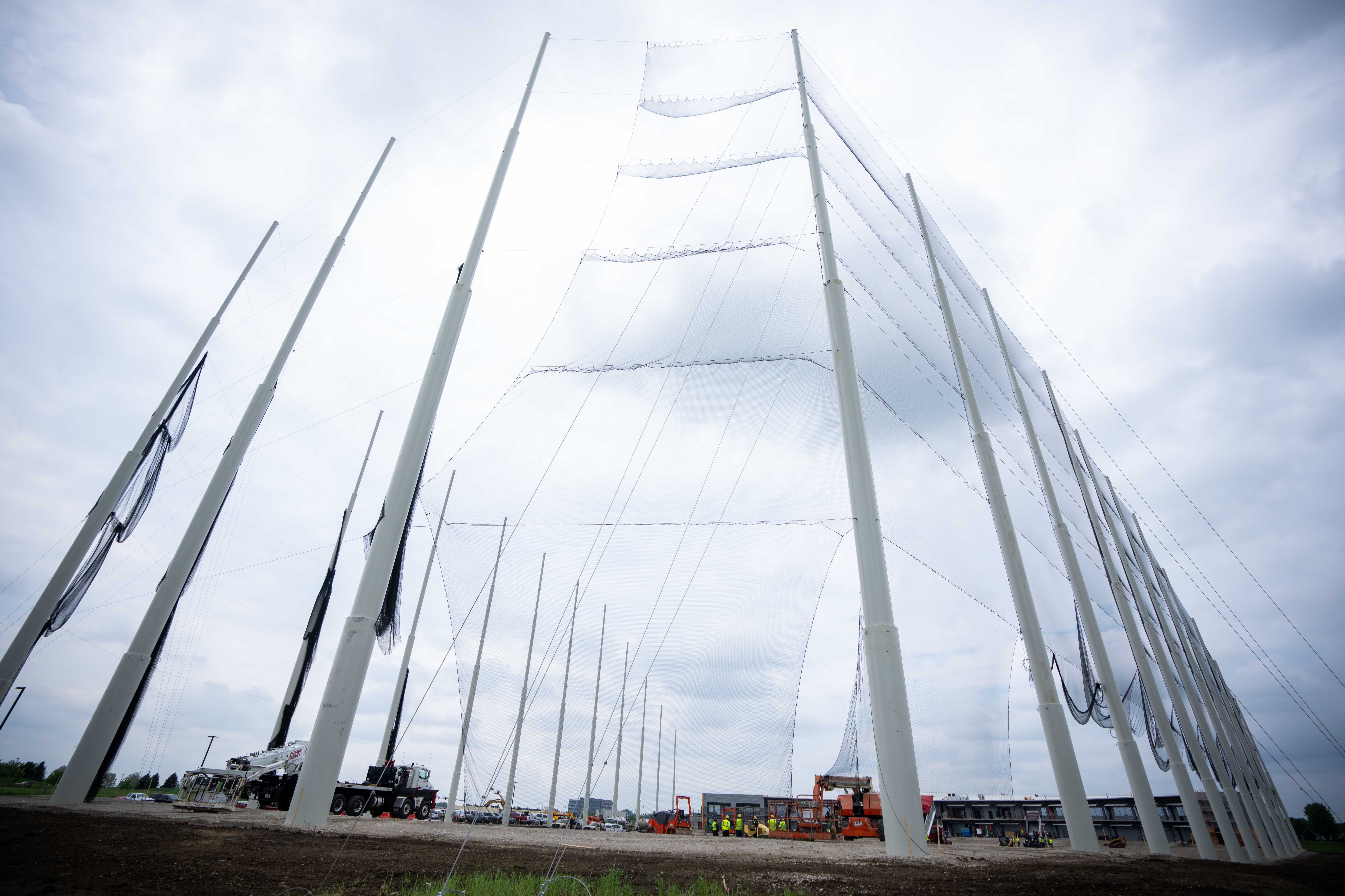 The nets at Topgolf in West Des Moines are up. When’s opening day?