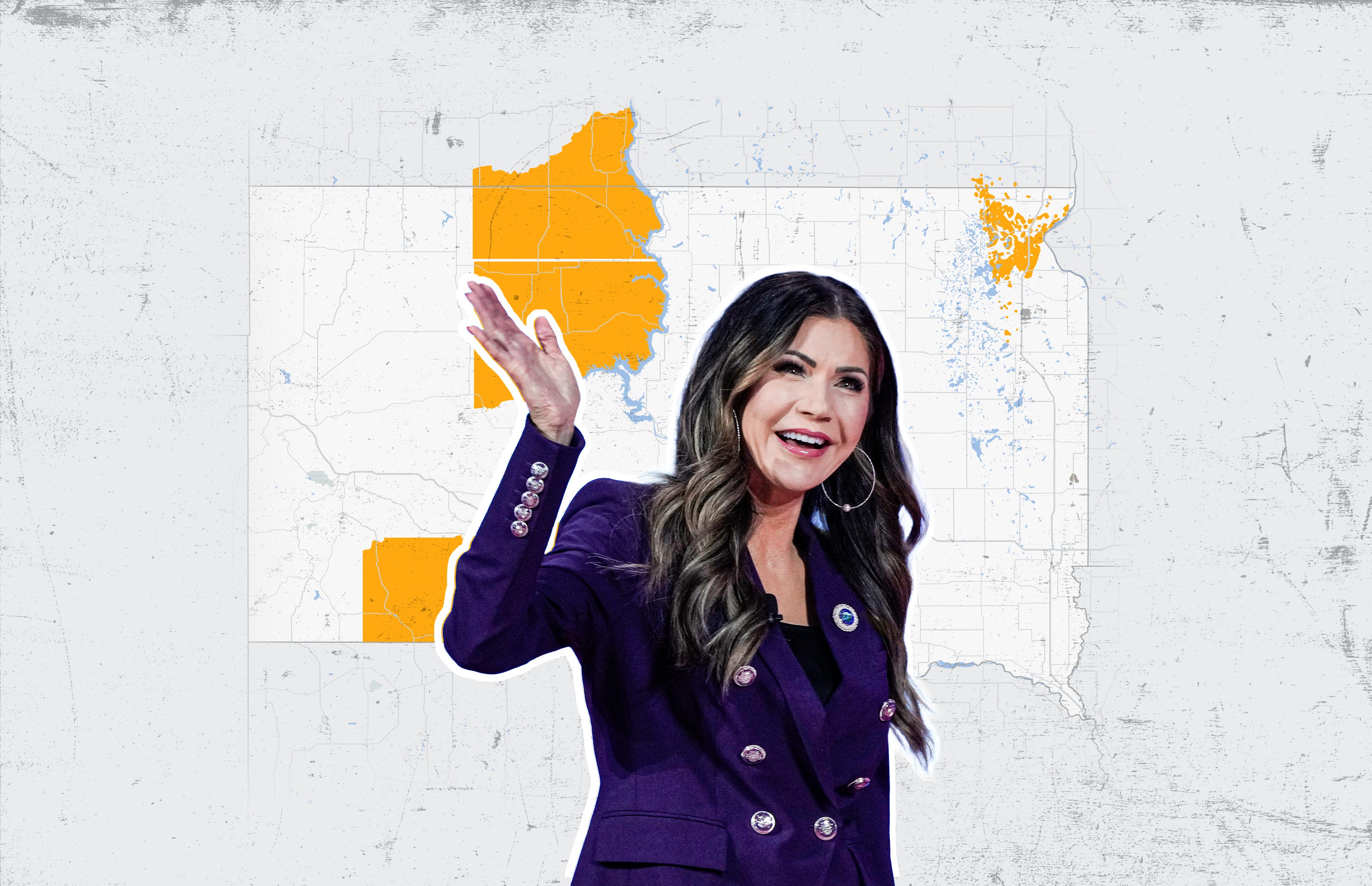 Kristi Noem, the Governor, South Dakota, at the Conservative Political Action Conference, CPAC 2024, Photo by Jack Gruber-USA Today