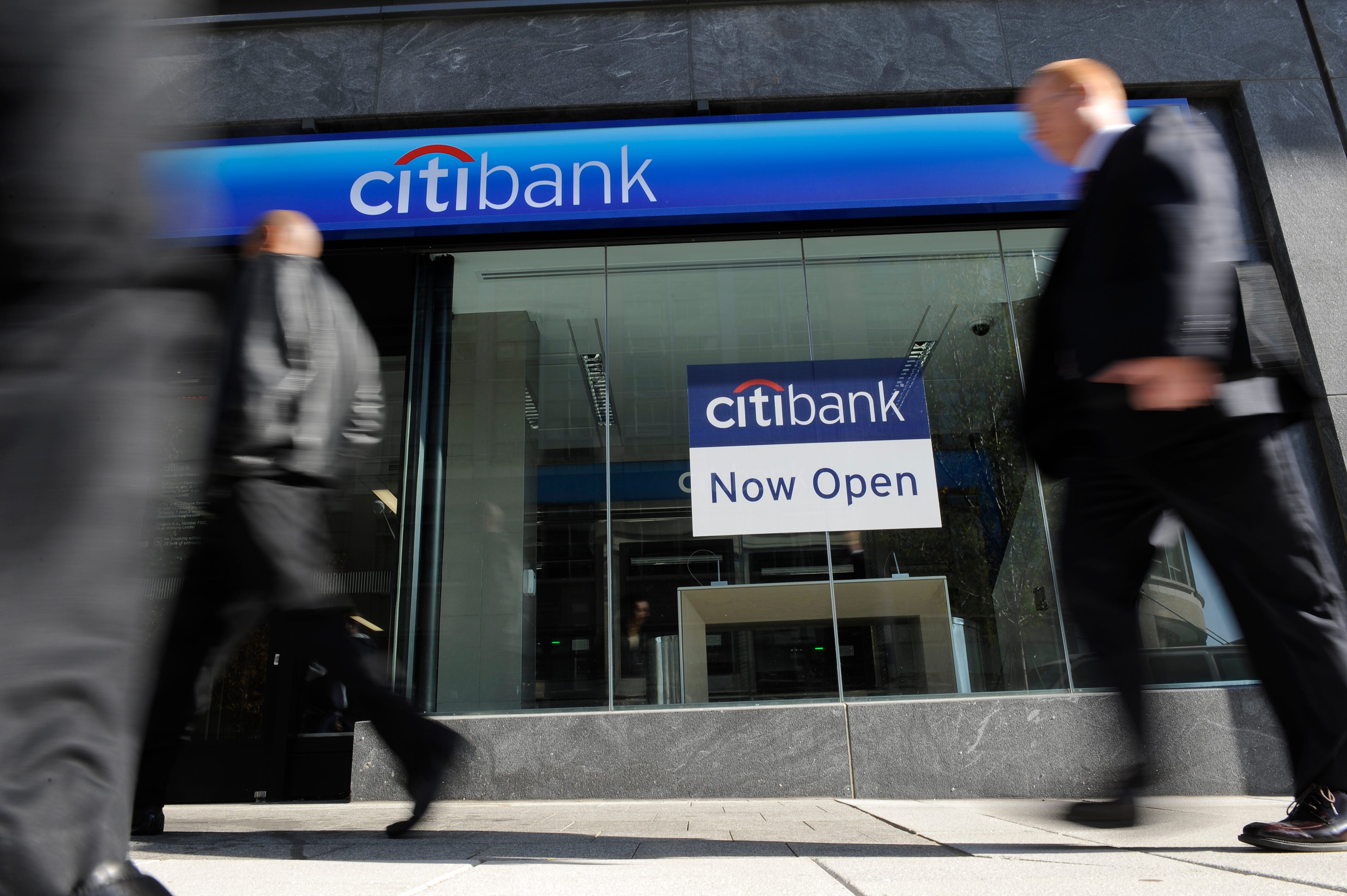 The Citibank branch in Washington, D.C. in 2011.
