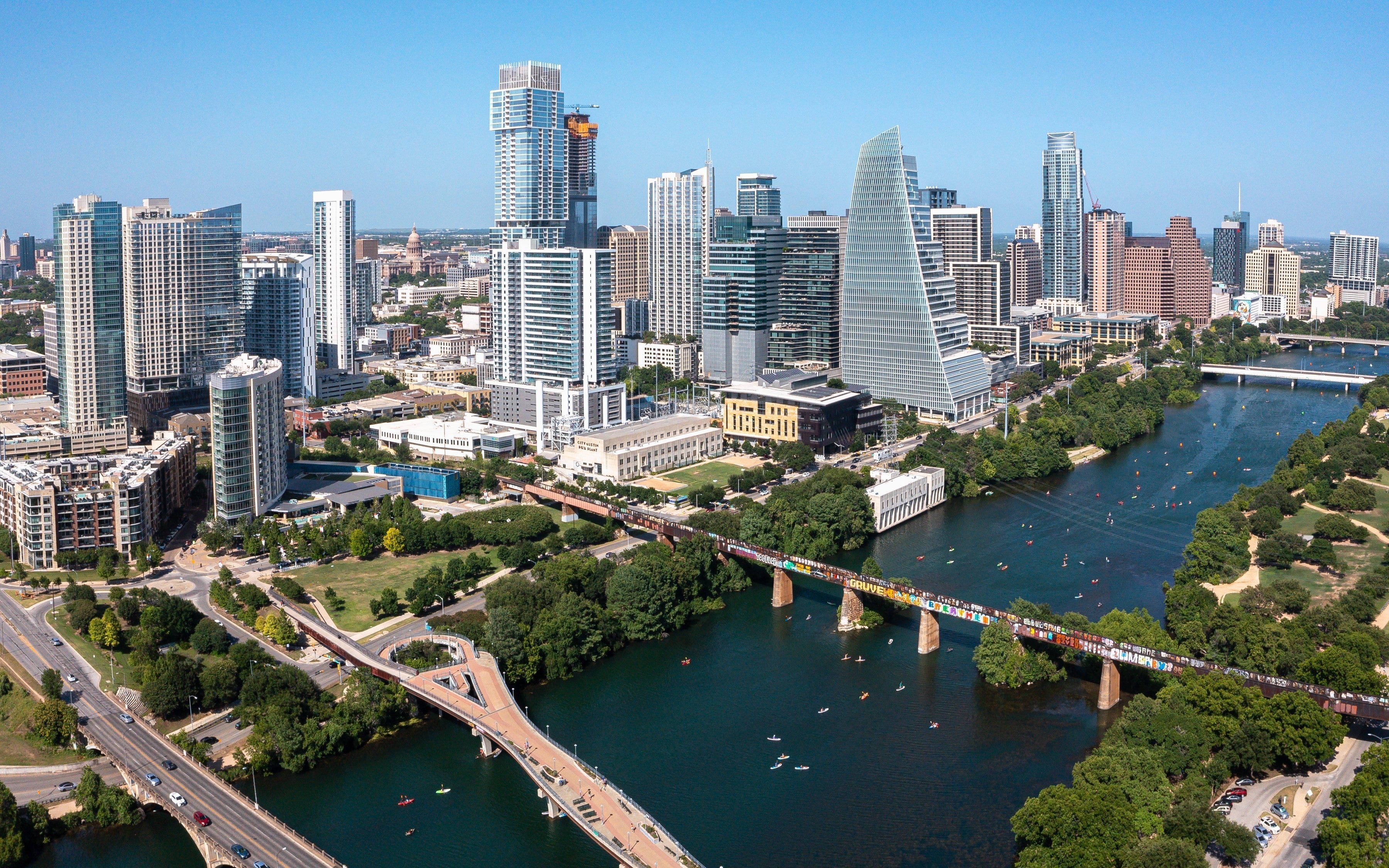 The Austin skyline, seen in this October 2023 file photo.